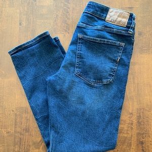 Express classic straight blue jeans